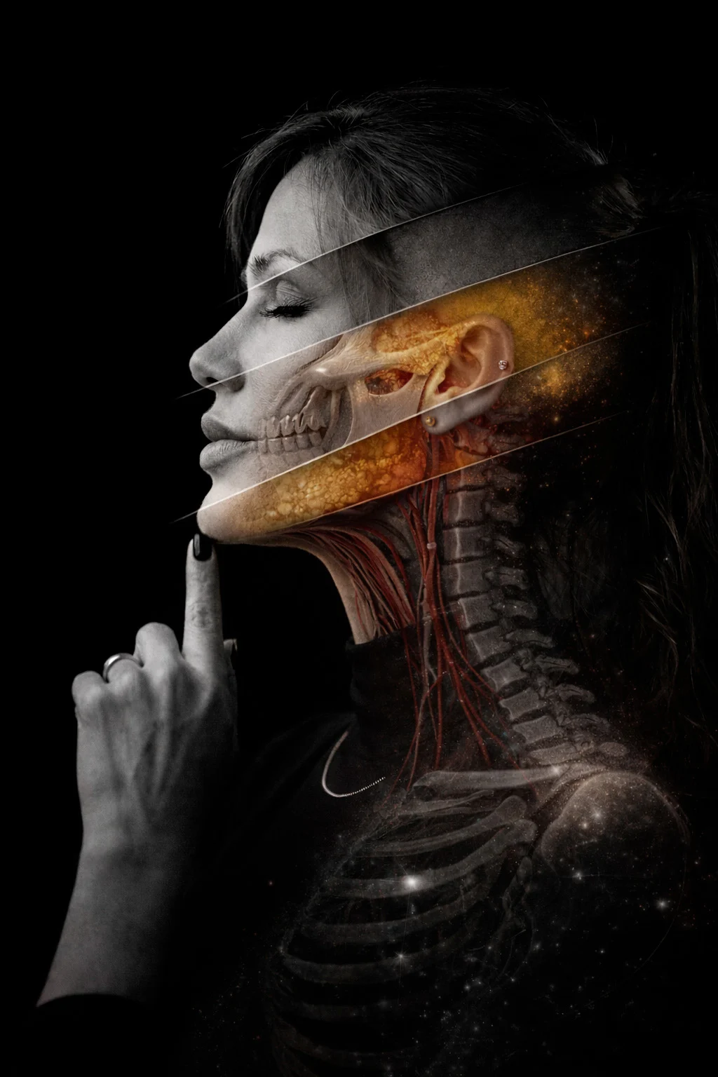 Leitura estrutural da face — as camadas da face